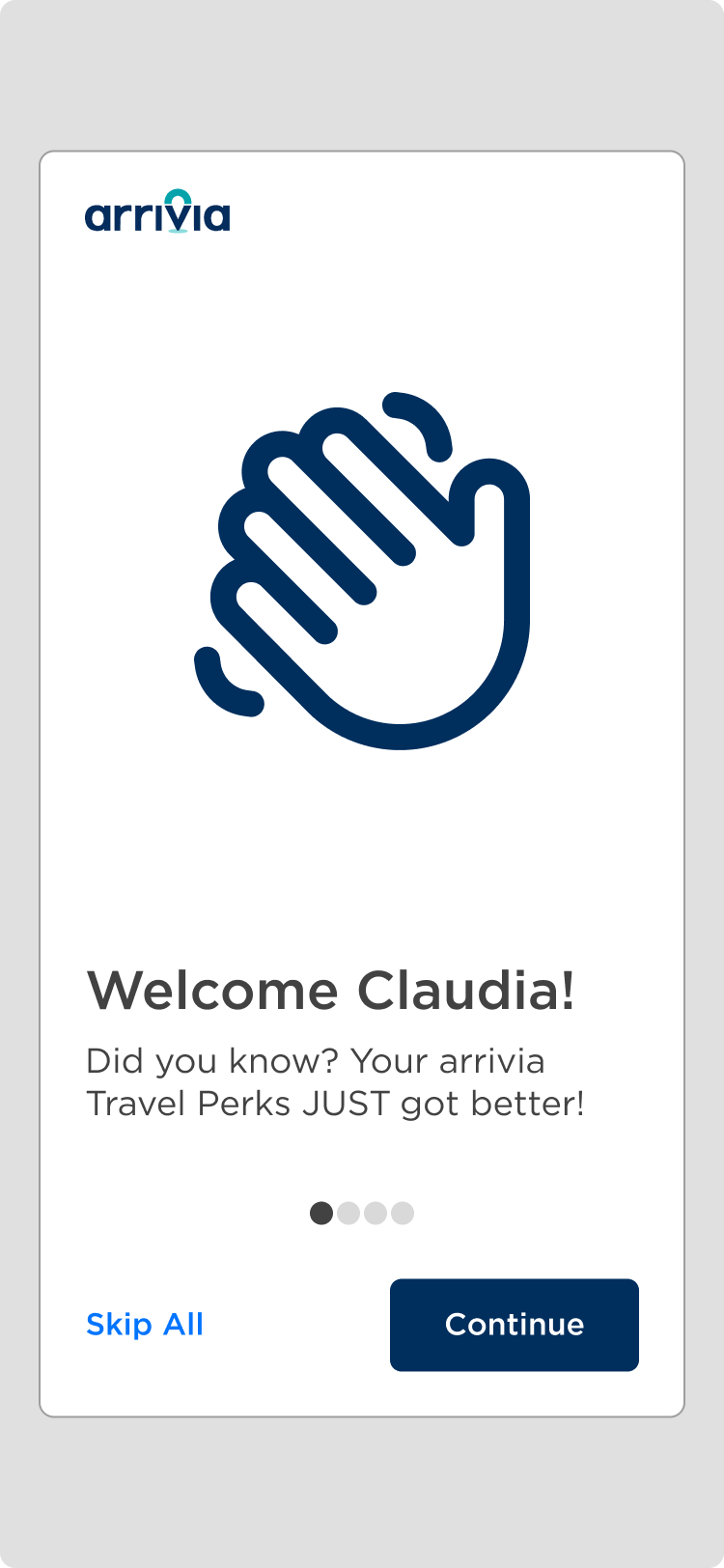 Onboarding screen 1